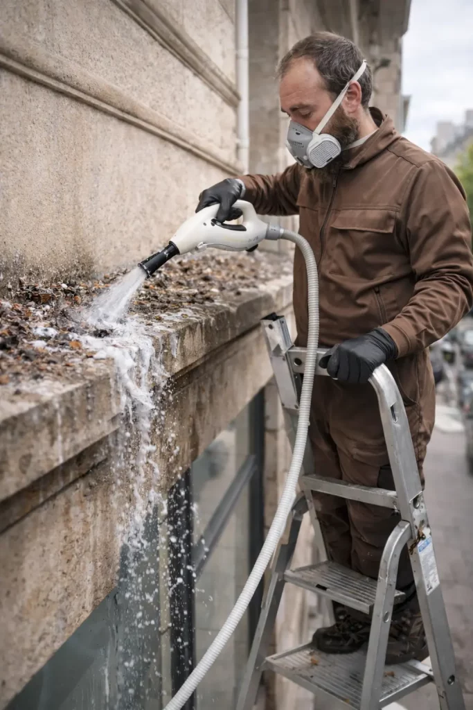 Nettoyage et désinfection des zones souillées Nettoyage et desinfection des zones souillees