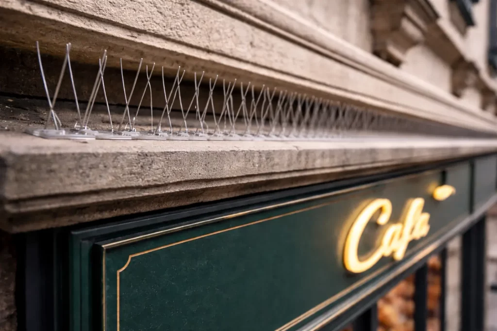 Protection des corniches rebords et enseignes Protection des corniches rebords et enseignes